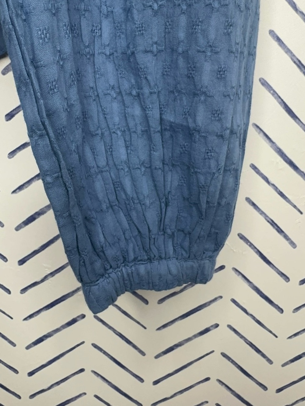 NWT Anthropologie Pilcro Long-Sleeve Reworked Buttondown Top Blue XS - Picture 5 of 9